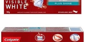 Colgate Toothpaste Visible White Plus Shine - 100 g (Whitening)