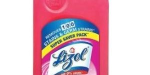 Lizol Disinfectant Surface & Floor Cleaner Liquid - Floral, Kills 99.9% Germs,650 ml