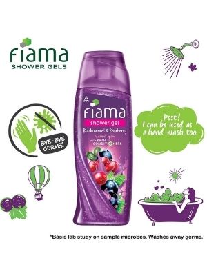 Fiama Shower Gel Blackcurrant & Bearberry Body Wash , 250 ml