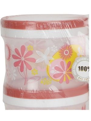 Amson Easy Spin Printed Container Set of 4