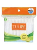 Tulips Cotton Bud Tips White ,100 pcs