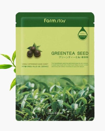Farm Stay Green Tea Seed Visible Difference Mask Sheet 23ml