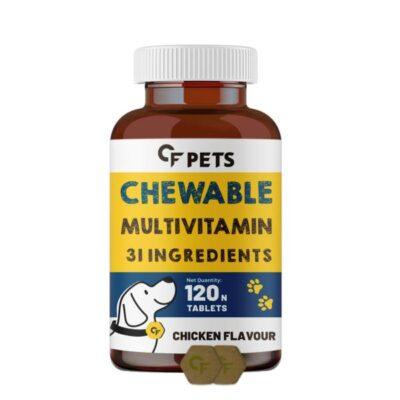 carbamide forte pets chewable multivitamin tablets for dogs chicken flavour 120 tablets product images orvmwnoxh5w p591074874 0 202203171811