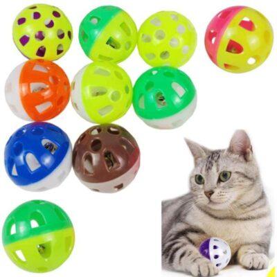 pets empire plastic cat toy ball with jingle balls for cats kitten 4 pcs product images orvx07jah0k p591131244 0 202202261903