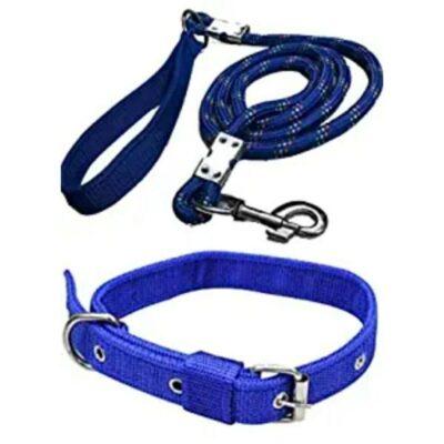 senapati dog neck collar belts and rope leash set with fibre handle blue color waterproof x large rope leash size 1 5m 2m product images orvernlhehq p590959604 0 202112250837