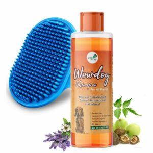 wow dog dog shampoo organic natural neem lavender essential oils 200 ml with bath brush free product images orv34nz8jxy p591224388 0 202204270957
