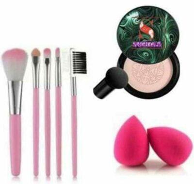 bioaqua bb and cc cream foundation with mushroom head air cushion 20g and 5 pink makeup brushes set and 2 beauty blenders pack of 7 product images orvvxgcqgow p594837512 0 202210272031
