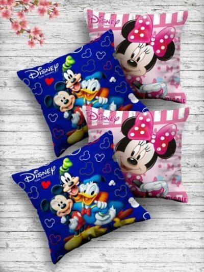 kuber industries blue pink disney printed microfiber filled sofa bed cushion 16 x 16 inch 4 pcs product images orvavd7v0do p590805759 0 202109271541